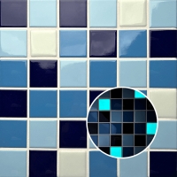 48*48mm Square Porcelain Glow in the Dark Blue KOH6004-swimming pool tiles, glow in the dark pool tile, glow in the dark tiles for sale