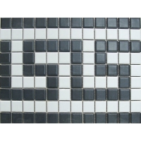 Custom Ceramic Pool Waterline Tile Black and White BCEM002A-swimming pool waterline tile,waterline tiles for swimming pools,waterline pool tiles for sale