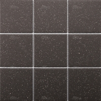 97x97mm Speckle Surface Square Matte Full Body Black MOA1101-porcelain pool tile, black tile pools, matte black mosaic tile