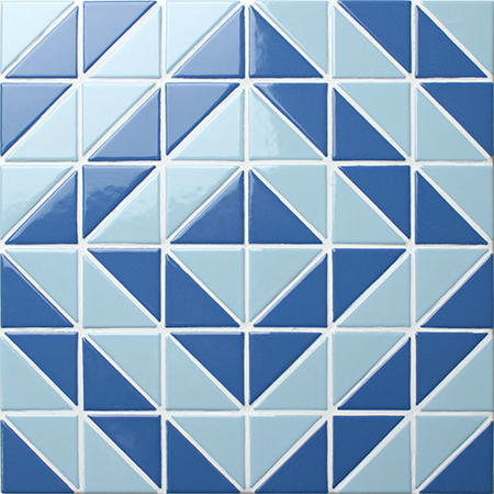 Santorini Time Tunnel TR-SA-TT,Triangle mosaic, Triangle mosaic tile, Triangle mosaic pattern, Pool mosaic tiles