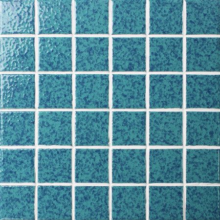 48x48mm Dot Surface Square Porcelain Blue BCK633,Mosaic tiles, Ceramic mosaic, Wave mosaic design