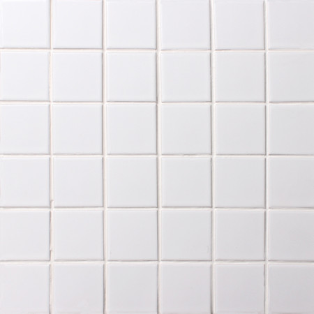 Classic White Matte BCK202,Carrelage mosaïque, Carrelage céramique, Carrelage mosaïque céramique blanche