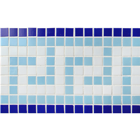 Frontera Azul BGEB001,Mosaico de mosaico, mosaico de vidrio frontera, mosaico de vidrio mosaico frontera cuarto de baño