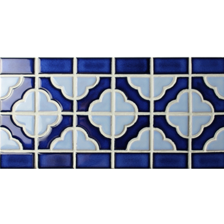 Пограничный плитки цветочным узором BCZB002,Пограничный плитки, пограничная мозаика, плитка керамической каймой по краю, пограничная плитка дизайн
