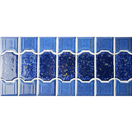 边框瓷砖蓝色混合BCZB008,边框瓷砖，陶瓷边框瓷砖，水线瓷砖的池，水线瓷砖设计