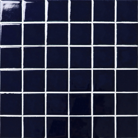 48x48mm Square Glossy Crystal Glazed Porcelain Dark Blue BCK603,Mosaic tiles, Ceramic mosaic, Dark blue swimming pool tiles
