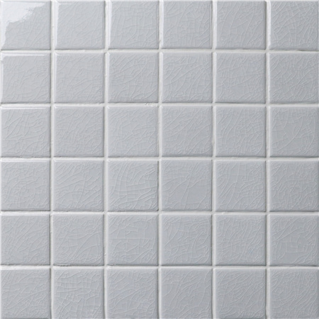 Frozen Grey Crackle BCK501,Mosaic tiles, Ceramic mosaic, Grey pool tiles, Grey mosaic floor tiles