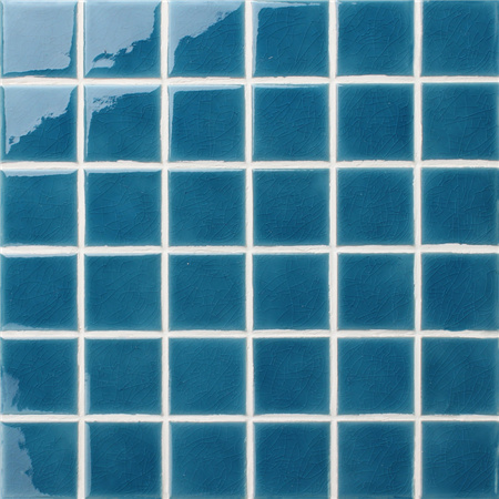 Bleu Frozen BCK644,Tuiles de piscine, Mosaïque en céramique, Tuiles de mosaïque fissurées pour piscine