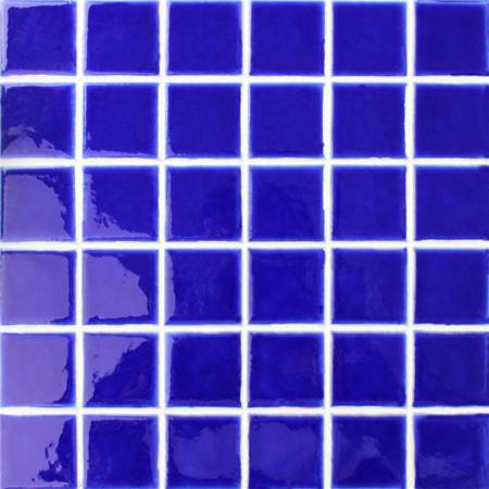 48x48mm Ice Crackle Surface Square Glossy Porcelain Blue BCK664,Pool tiles, Pool mosaic, Ceramic mosaic tile, Ceramic tile for Pool