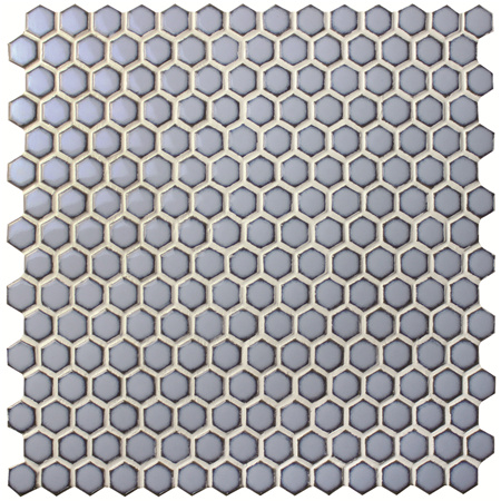 Hexagon Bleu BCZ605,Tuile de mosaïque, Tuiles de piscine, Tuile de piscine hexagonale, Tuile de céramique fabricant
