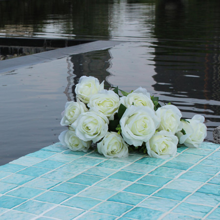 波光绿色CKO011Y,马赛克瓷砖，陶瓷马赛克，游泳池马赛克瓷砖，绿色陶瓷马赛克瓷砖