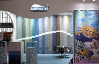 Azulejos de Bluwhale en Asia Pool & Spa Expo 2017-