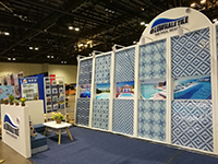 Bluwhale Tile At PSP Expo Orlando 2017-Triangle pool tile, Geometric pool tile, Swimming pool tile manufacturer