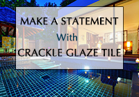Make A Statement With Crackle Glaze Tile-crackle glaze pool tiles, swimming pool design, pool tile supplier, pool tile manufacturer