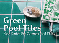 Плитка для бетонных плит Новая опция-Зеленая плитка бассейна-поставщики плитки бассейна, идеи плитки бассейна, зеленая плитка бассейна, плитка для бассейна aqua