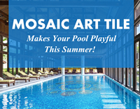 Mosaic Art Tile faz sua piscina brincalhão este verão-Arte de mosaico, azulejo de mosaico, Mosaic Art Supply, Pool Mosaic Picture
