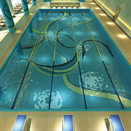 Pool Art BGE013,Azulejos de mosaico, Azulejos de piscina, Arte de mosaico para piscina