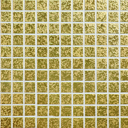 48x48mm Square Metallic Glazed Porcelain Gold Color BCI904,Ceramic mosaic tiles, Metallic mosaic tiles, Metallic mosaic backsplash