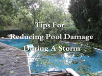 如何在风暴中减少游泳池损坏的小贴士-