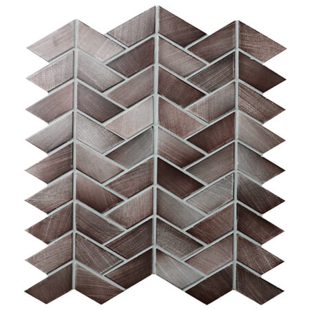 Trapezoid Tile Ceramic Dust Grey BCZ932A,grey mosaic tiles, porcelain wall tiles, mosaic kitchen tiles