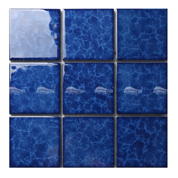 Fambe Blossom BMG904A1,dosseret de tuile en gros, tuiles bleues de piscine, tuiles de gros de mosaïque de piscine