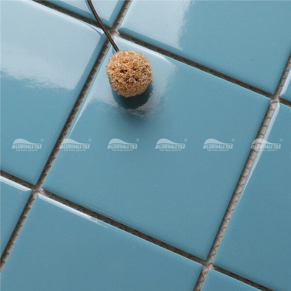 97x97mm Square Glazed Porcelain Blue BMG602A1,:pool tiles, pool tiles for sale, swimming pool tile