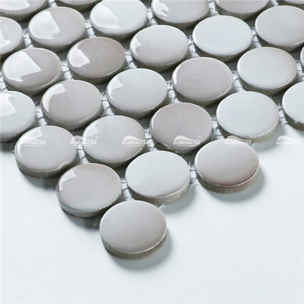 Penny Round Tile BCZ004B1,penny round tile,bathroom mosaic tile sheets,cheap mosaic tile bathroom