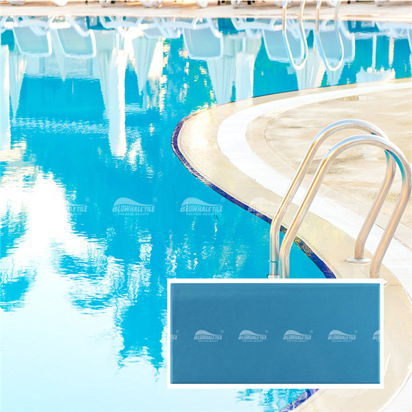 Tuile bleue BCZB602,Carrelage pour piscine, Carrelage pour piscine bleue, Carrelage pour piscine