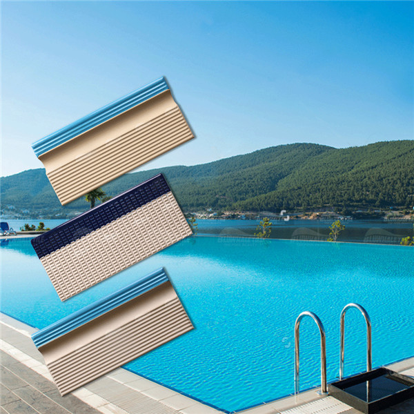 Azulejo de borde de piscina de agarre BCZB607,Azulejos para piscinas, Azulejos para piscinas, Azulejos para piscinas estándar