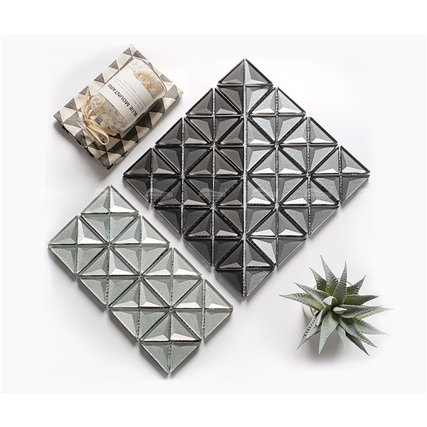 Стеклянный треугольник ГЗОМ7201,треугольник плитки, треугольник настенной плитки, стеклянная мозаика поставок