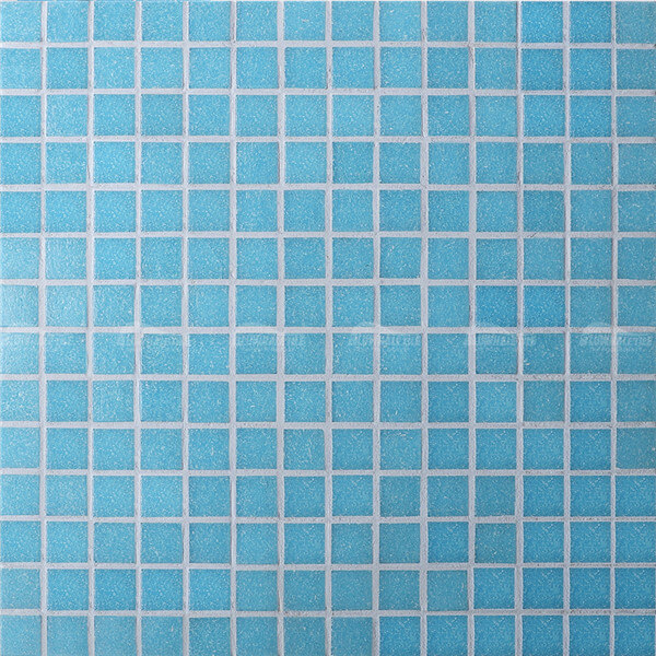 Hot Melt Glass GEOM9601,square glass tiles, blue glass mosaic tiles, iridescent glass tile clearance