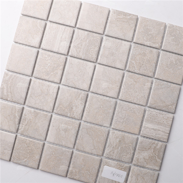 48x48mm Square Porcelain Marble Look Ink-Jet KOA2903,swimming pool mosaic tiles suppliers, the pool tile shop, pool tile choices