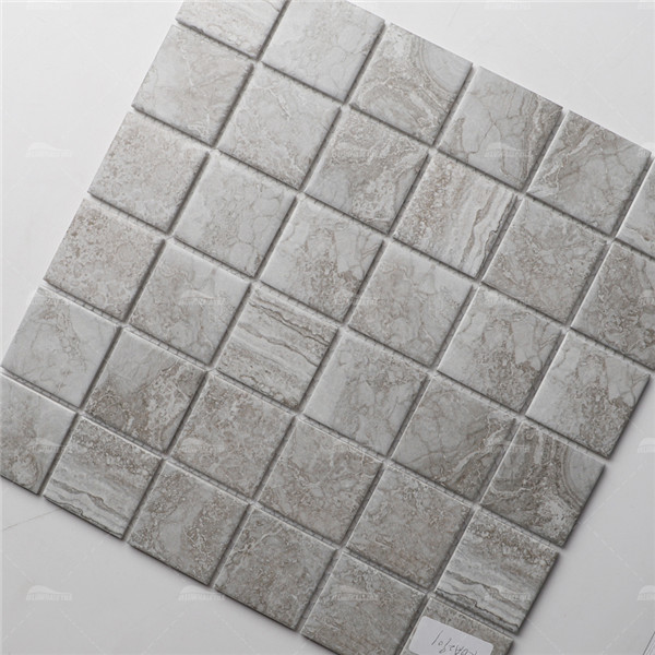 48x48mm Square Porcelain Marble Look Ink-Jet KOA2901,wholesale mosaic pool tile, pool feature wall tiles, glazed mosaic tile