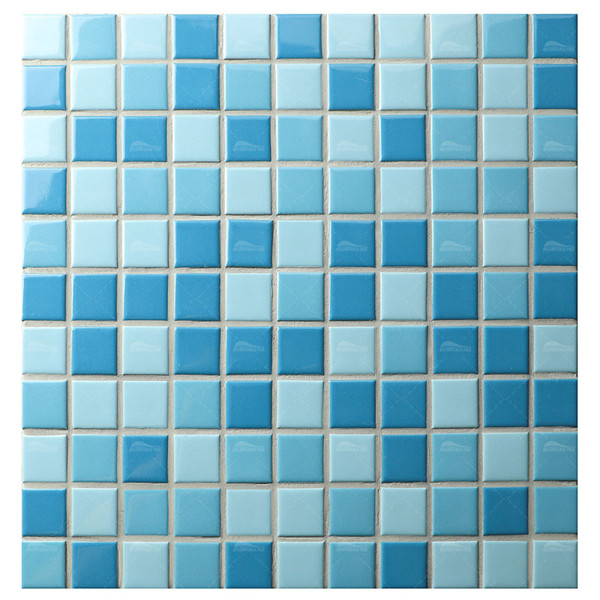 Classic Blend Blue IGA3001,blue pool mosaics, porcelain mosaic tile for pool, pool tile wholesale