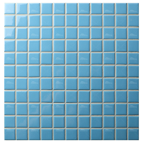 25x25mm Square Porcelain Classic Blue IGA3606,pool tile suppliers, 1x1 porcelain pool tile, blue mosaic swimming pool tiles