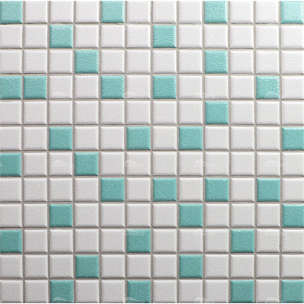 23x23mm Granule Matte Surface Square Porcelain Mixed Green HMF8004,pool mosaic tiles, tile swimming pool, tile supplier