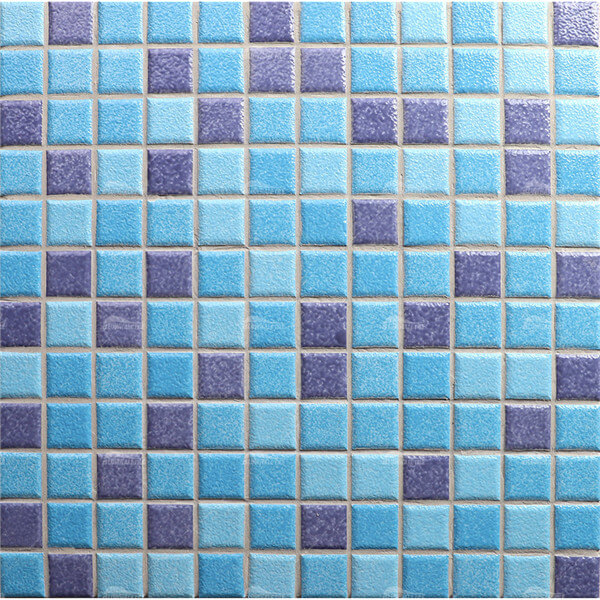 23x23mm Granule Matte Surface Square Porcelain Mixed Blue HMF8006,ceramic swimming pool tiles, tiles for swimming pool, cheap swimming pool tiles