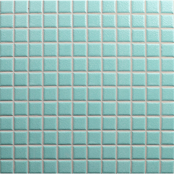 23x23mm Granule Matte Surface Square Porcelain Mint Green HMF8701,green mosaic floor tile, wholesale tile, mosaic floor tile bathroom