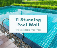11 Stunning Pool Wall Using Green Palettes-green pool tile, green palettes pool, pool tile wholesale