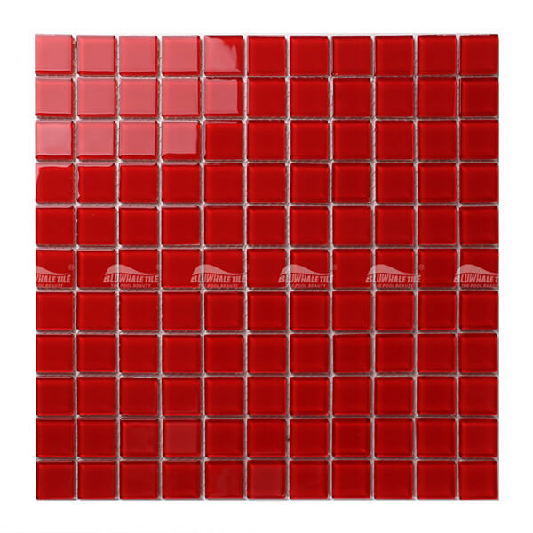 Crystal Glass Red BGI401F2,swimming pool tiles, red pool tiles, red glass mosaic tiles