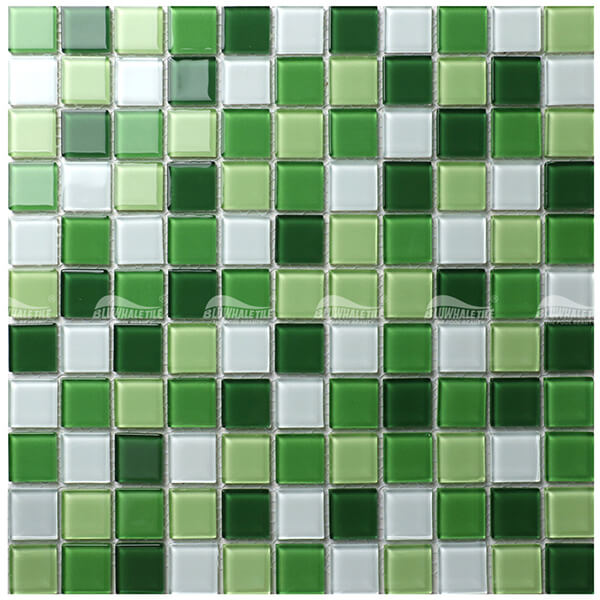 Crystal Glass Green BGI014F2,glass pool tiles,green glass pool tile,green glass mosaic tile,tiles wholesale