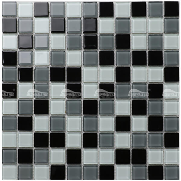 Crystal Glass Black BGI018F2,glass pool tiles,black mosaic tiles,black glass pool tile,wholesale tiles suppliers