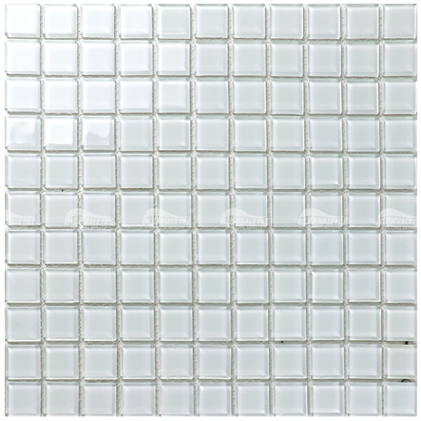 Crystal Glass White BGI201F2,glass pool tiles,white glass pool tile,white glass mosaic pool tiles,pool tile wholesale