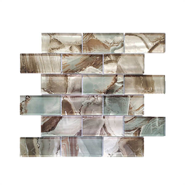 2x4 Subway Laminated Glass GZOJ9902,glass subway tile shower,mosaic glass backsplash,glass mosaic tile supplier