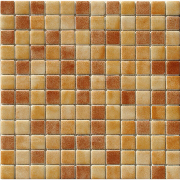 25x25 Square Euro Glass Mosaic Blend Brown ZCIO003,mosaic swimming pool,brown mosaic tile,euro glass mosaic,pool tiles company