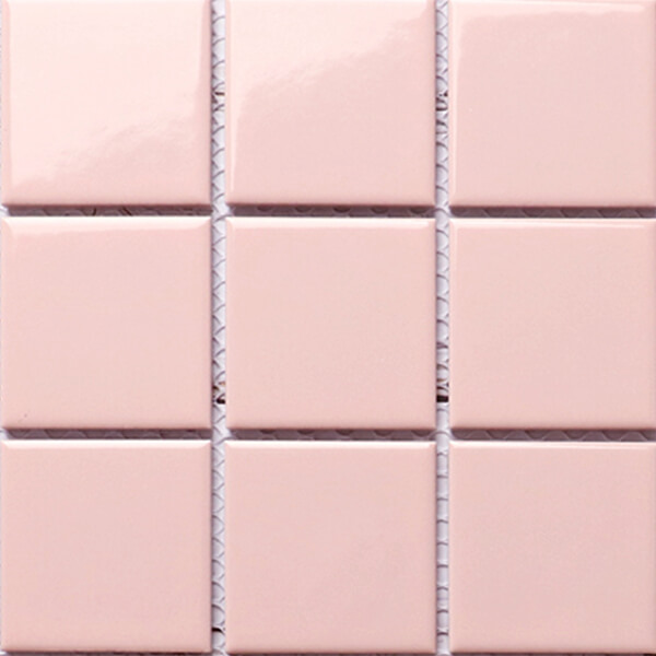 97*97mm Square Ceramic Pink CMM401BT,pool mosaic tiles,pink mosaic tiles,swimming pool tiles supplier