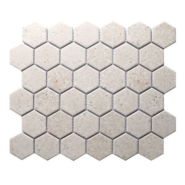 2 Inch Hexagon Inkjet Printing Ceramic ZOA2205,mosaic pool tile designs,hexagon mosaic tile,matte mosaic tiles