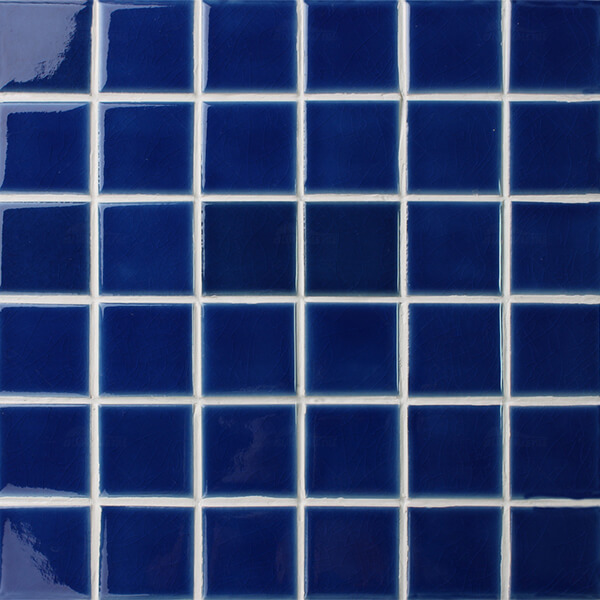 48*48mm Square Ceramic Ice Crackle Dark Blue BCK658,swimming pool tiles,ceramic swimming pool tiles,tile for swimming pools