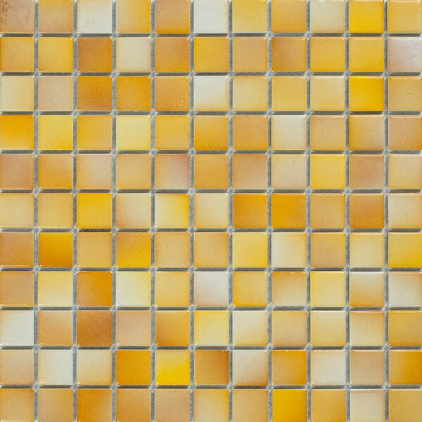 25x25mm Square Porcelain Gradient Orange CIG004A,pool tiles,orange pool tile,swimming pool tile design