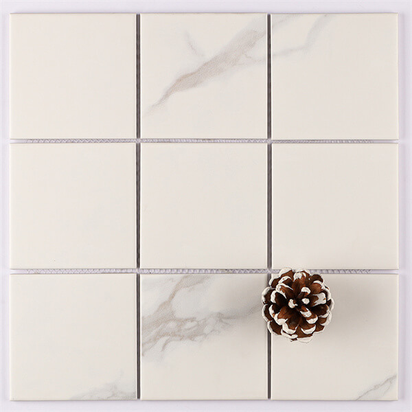 97x97mm Inkjet Porcelain Marble Look Carrara White MOF8901,swimming pool tiles, sukabumi porcelain tiles, carrara pool tile